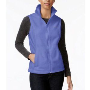 Columbia Benton Petite Springs Fleece Vest Blue PS